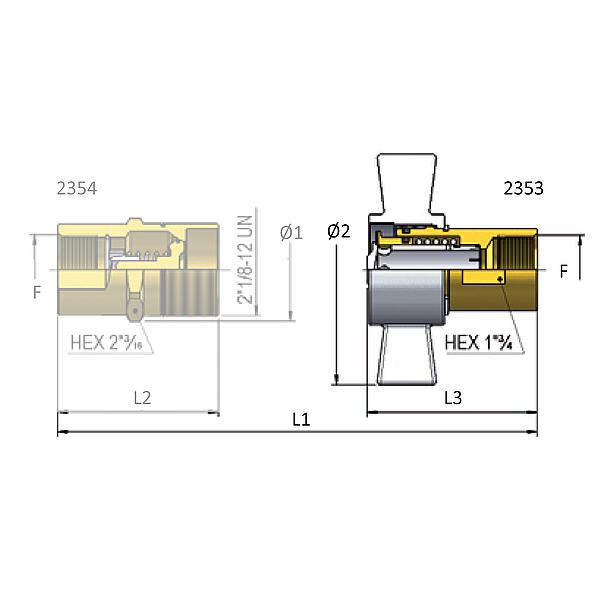 2353-17-620 2353 Screw wing / nut