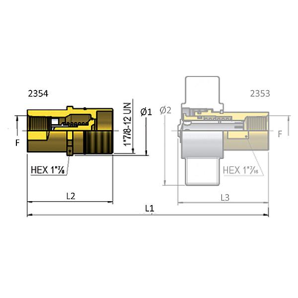 2354-17-516 2354 Screw wing / nut