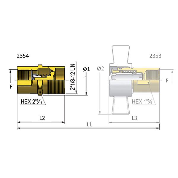 2354-17-620 2354 Screw wing / nut
