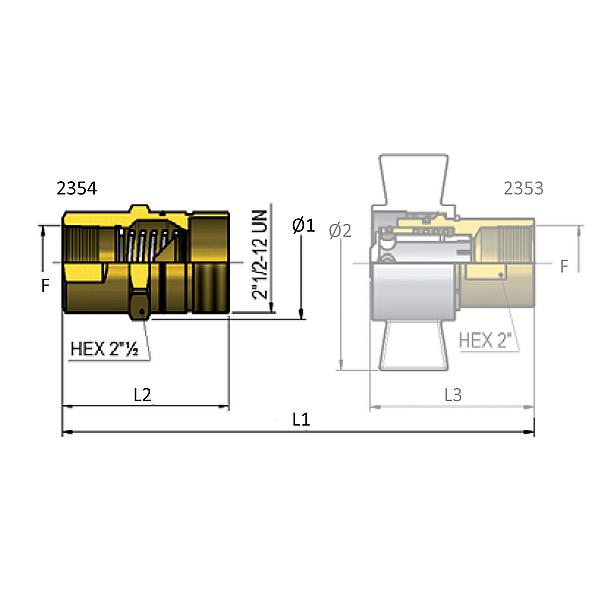 2354-17-724 2354 Screw wing / nut