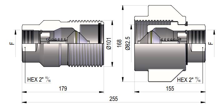 2355-13-832 2355 Screw wing / nut