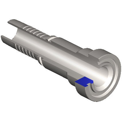 8787-1-16-16 8787 CAT flensaansluiting, FL-TYPE CAT (STAAL)