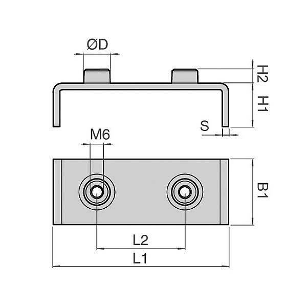 3923-06 3923 Construction weldplate (single)