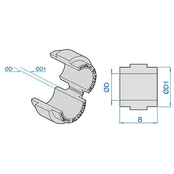 6931-114-90G 6931-bushings zware serie Bushing SR