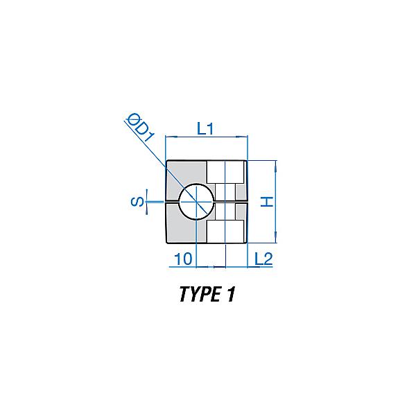 3901-01-10 3901 PP clamp body